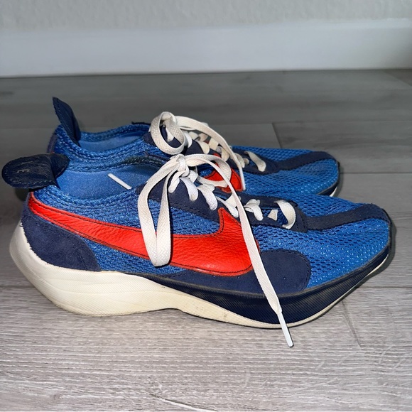 NIKE Moon Racer Mountain Blue Team Orange Midnight Navy in size US 7 - Picture 6 of 15